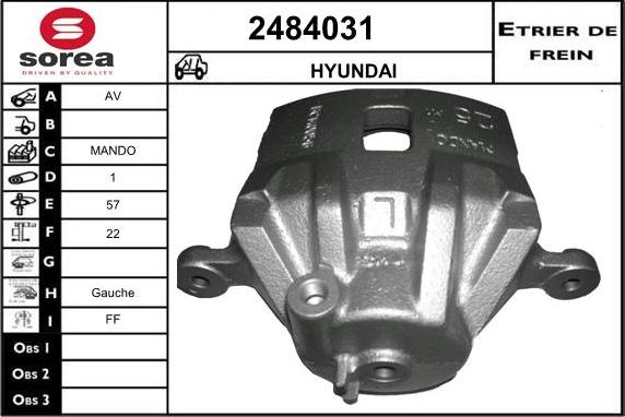 EAI 2484031 - Pinza freno autozon.pro