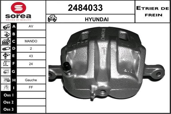 EAI 2484033 - Pinza freno autozon.pro