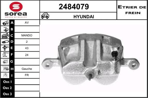 EAI 2484079 - Pinza freno autozon.pro