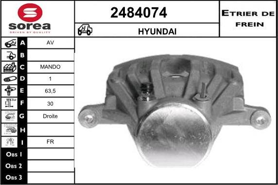 EAI 2484074 - Pinza freno autozon.pro