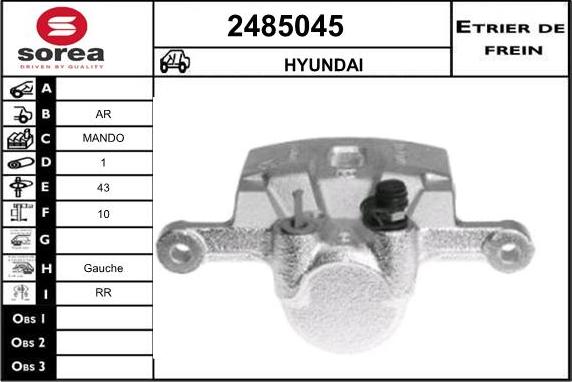 EAI 2485045 - Pinza freno autozon.pro