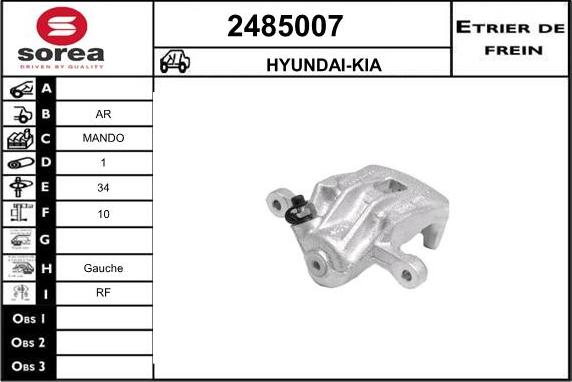 EAI 2485007 - Pinza freno autozon.pro