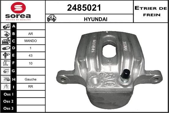 EAI 2485021 - Pinza freno autozon.pro