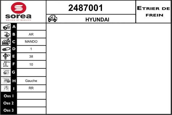 EAI 2487001 - Pinza freno autozon.pro