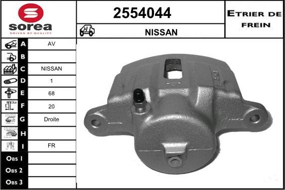 EAI 2554044 - Pinza freno autozon.pro