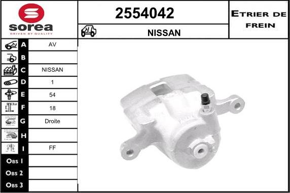 EAI 2554042 - Pinza freno autozon.pro