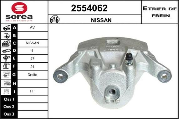 EAI 2554062 - Pinza freno autozon.pro