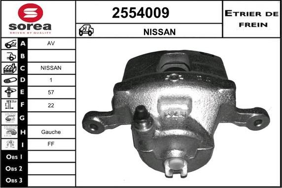 EAI 2554009 - Pinza freno autozon.pro