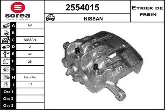 EAI 2554015 - Pinza freno autozon.pro