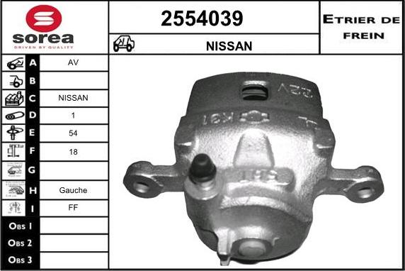 EAI 2554039 - Pinza freno autozon.pro