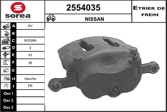 EAI 2554035 - Pinza freno autozon.pro