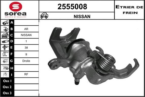 EAI 2555008 - Pinza freno autozon.pro