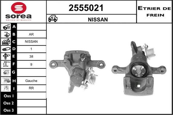 EAI 2555021 - Pinza freno autozon.pro