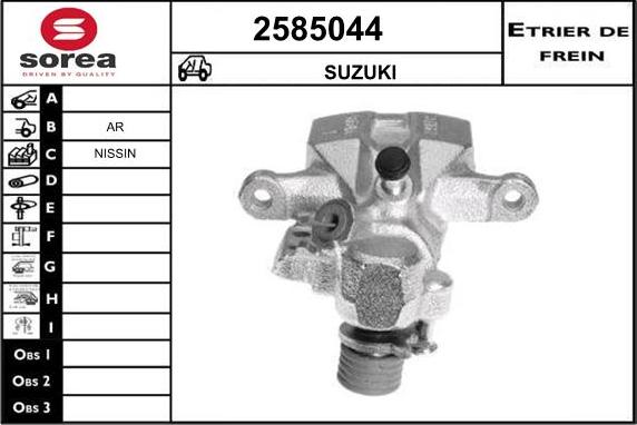 EAI 2585044 - Pinza freno autozon.pro