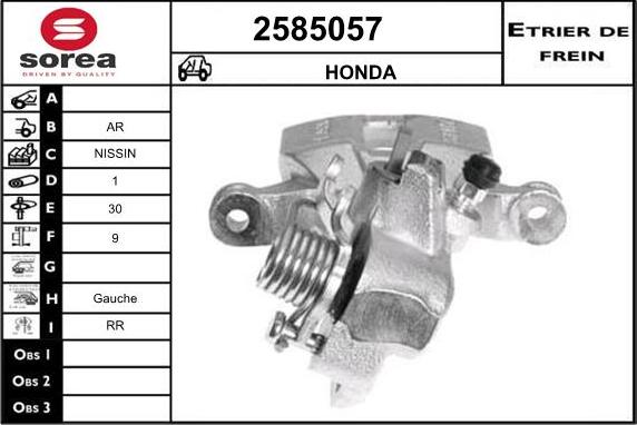 EAI 2585057 - Pinza freno autozon.pro