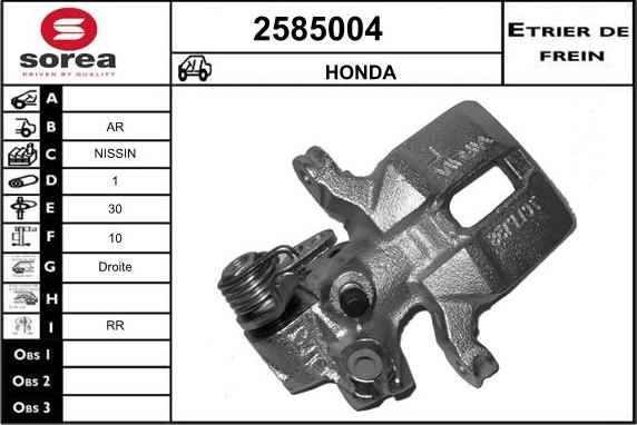 EAI 2585004 - Pinza freno autozon.pro