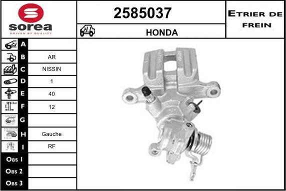 EAI 2585037 - Pinza freno autozon.pro