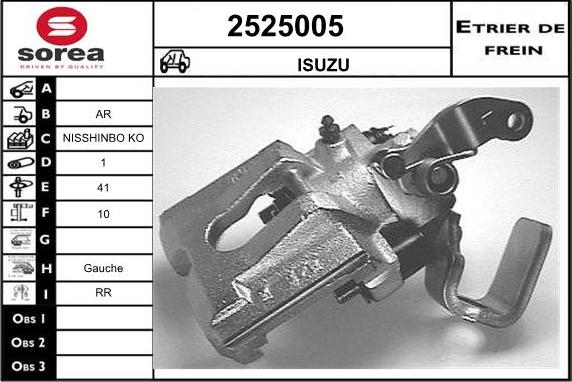 EAI 2525005 - Pinza freno autozon.pro