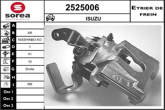 EAI 2525006 - Pinza freno autozon.pro