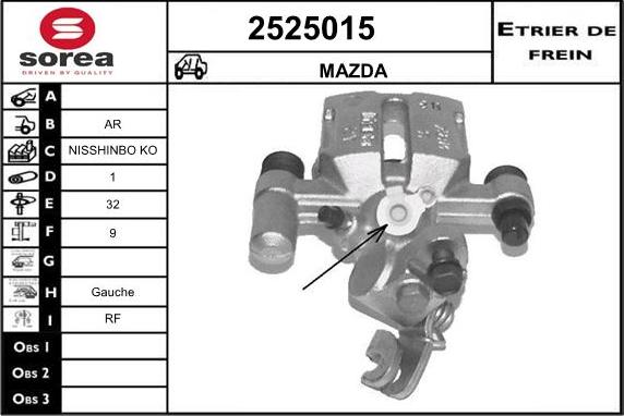 EAI 2525015 - Pinza freno autozon.pro