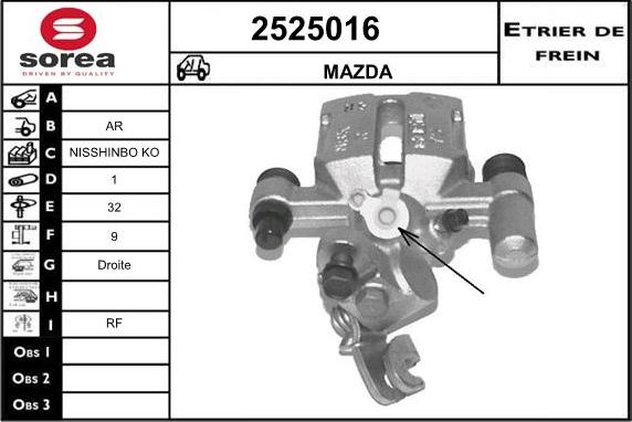 EAI 2525016 - Pinza freno autozon.pro