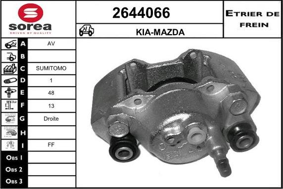 EAI 2644066 - Pinza freno autozon.pro