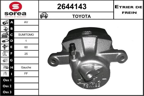 EAI 2644143 - Pinza freno autozon.pro