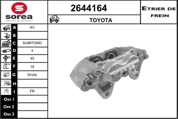 EAI 2644164 - Pinza freno autozon.pro