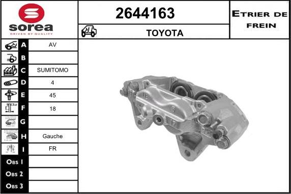 EAI 2644163 - Pinza freno autozon.pro