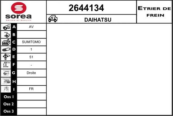 EAI 2644134 - Pinza freno autozon.pro