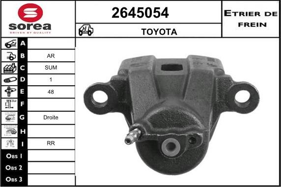 EAI 2645054 - Pinza freno autozon.pro