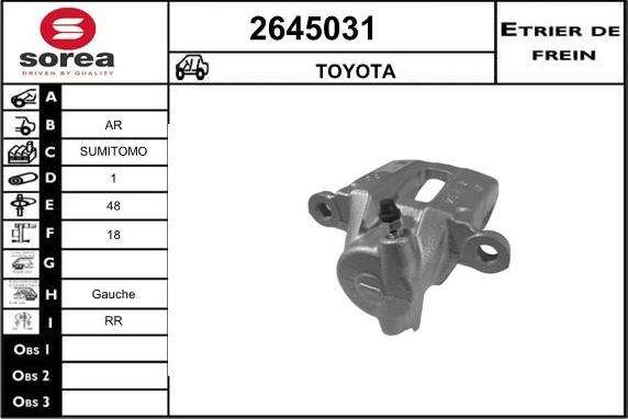 EAI 2645031 - Pinza freno autozon.pro