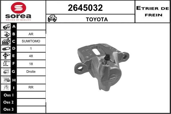 EAI 2645032 - Pinza freno autozon.pro