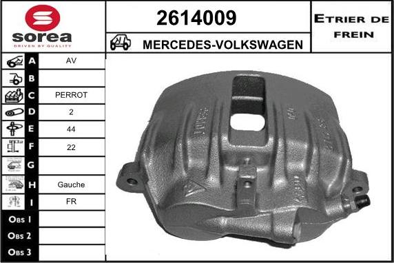 EAI 2614009 - Pinza freno autozon.pro