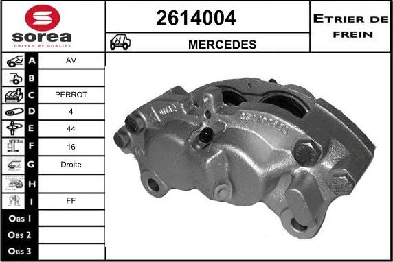 EAI 2614004 - Pinza freno autozon.pro