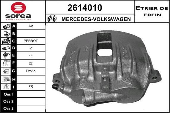 EAI 2614010 - Pinza freno autozon.pro