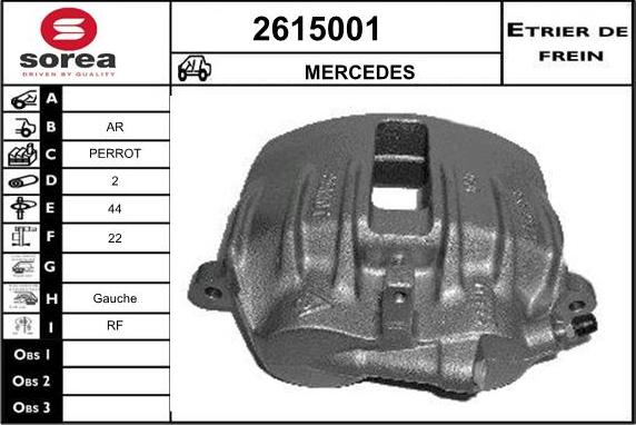 EAI 2615001 - Pinza freno autozon.pro