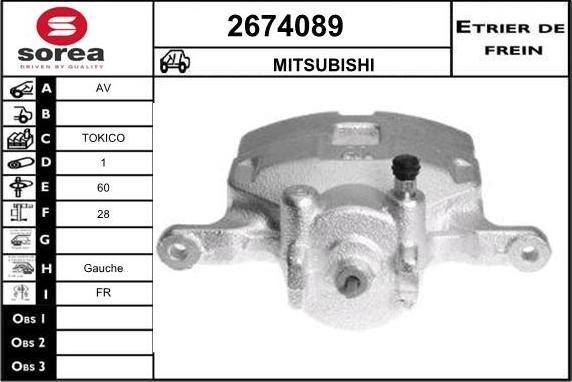 EAI 2674089 - Pinza freno autozon.pro