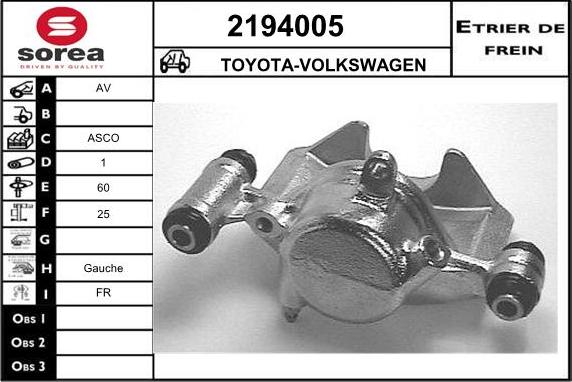 EAI 2194005 - Pinza freno autozon.pro