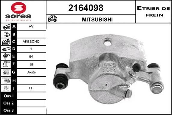 EAI 2164098 - Pinza freno autozon.pro