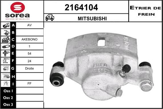 EAI 2164104 - Pinza freno autozon.pro