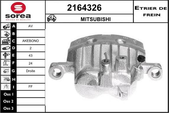 EAI 2164326 - Pinza freno autozon.pro