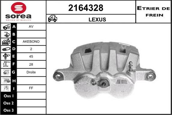 EAI 2164328 - Pinza freno autozon.pro