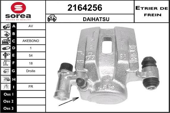 EAI 2164256 - Pinza freno autozon.pro