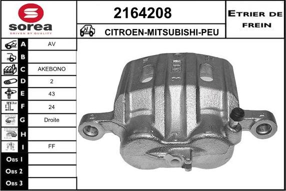 EAI 2164208 - Pinza freno autozon.pro