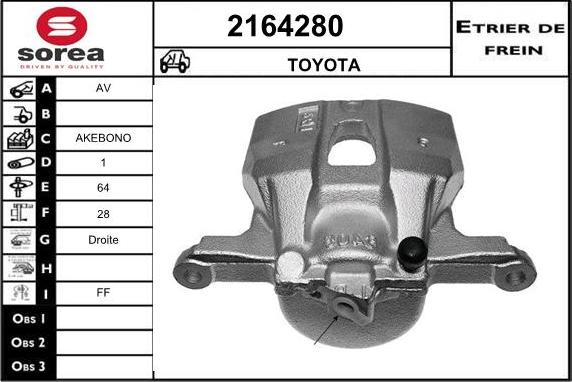 EAI 2164280 - Pinza freno autozon.pro