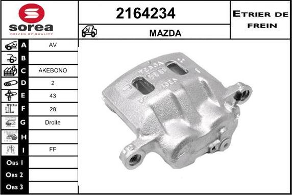 EAI 2164234 - Pinza freno autozon.pro