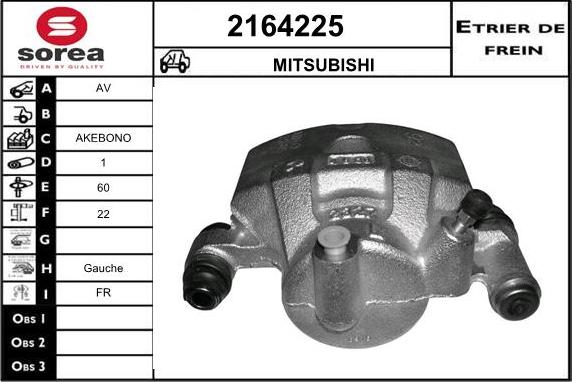 EAI 2164225 - Pinza freno autozon.pro