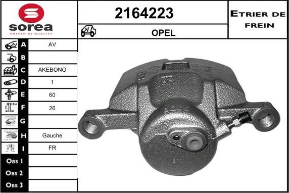 EAI 2164223 - Pinza freno autozon.pro