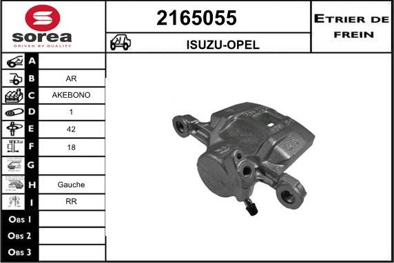 EAI 2165055 - Pinza freno autozon.pro